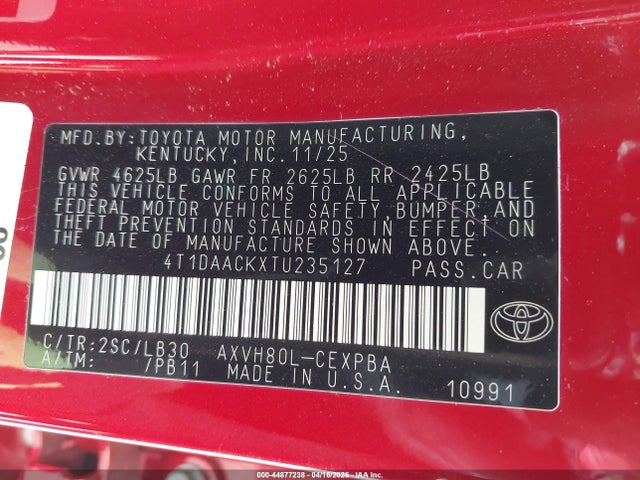 Toyota Camry Xse