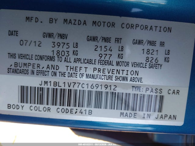 Mazda Mazda3 I Touring