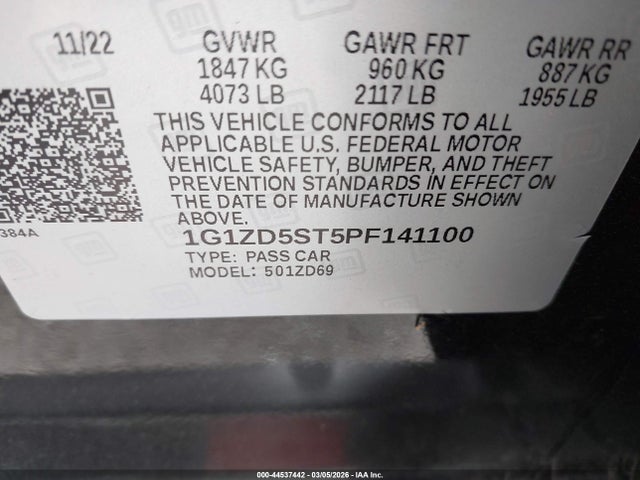 Chevrolet Malibu Fwd 1lt
