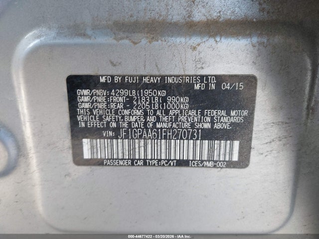 Subaru Impreza 2.0i
