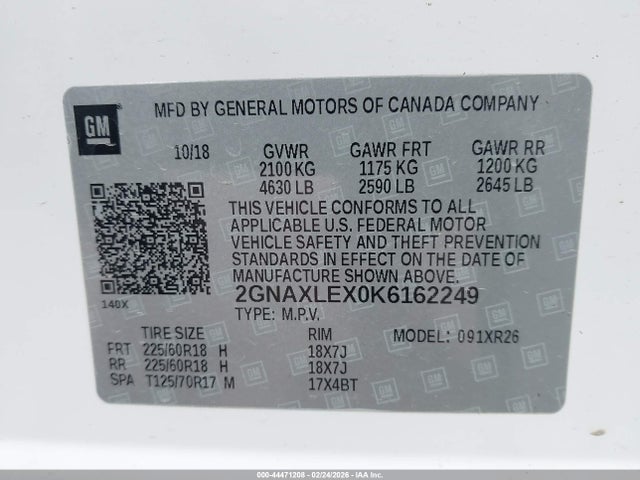 Chevrolet Equinox Lt