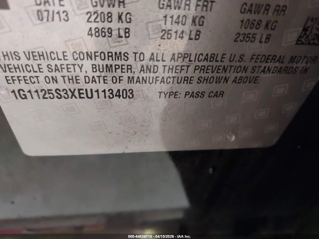 Chevrolet Impala 2lt
