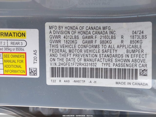 Honda Civic Ex