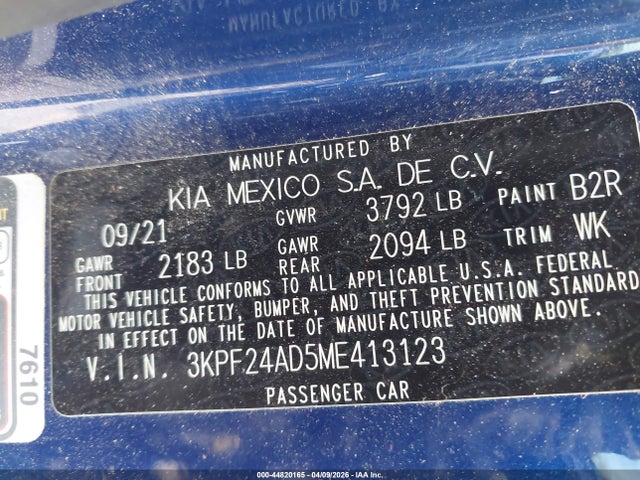 Kia Forte Lxs