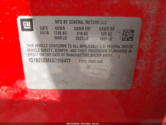Chevrolet Cruze Lt Auto
