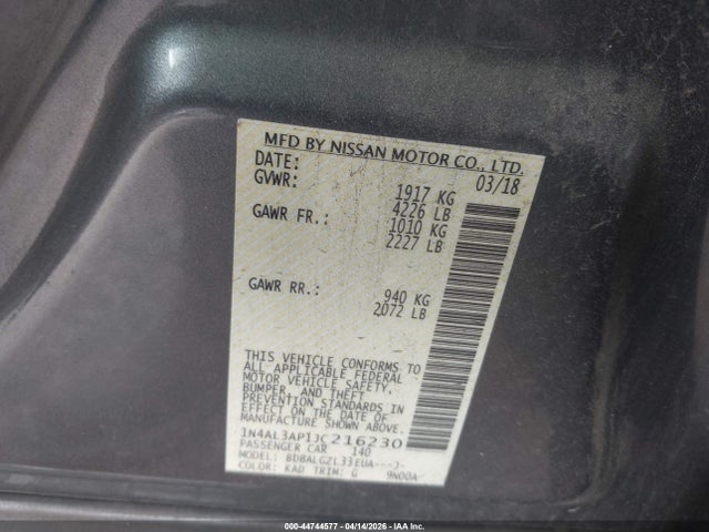 Nissan Altima 2.5 S