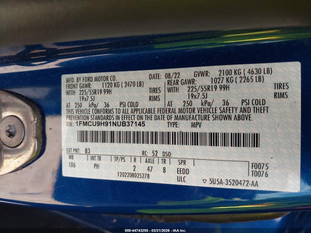 Ford Escape Sel