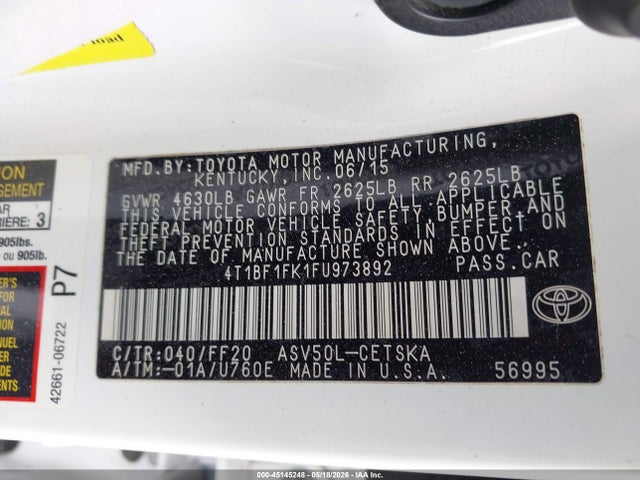 Toyota Camry Se