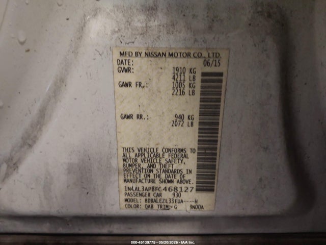 Nissan Altima 2.5 S