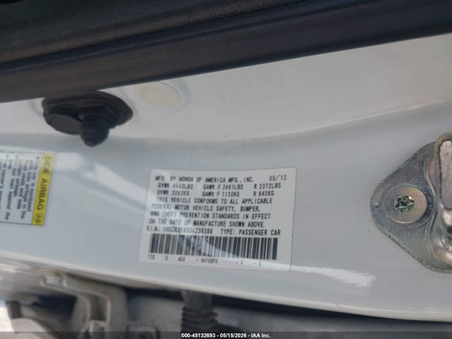 Honda Accord Ex-l V-6