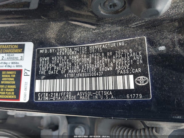 Toyota Camry Se