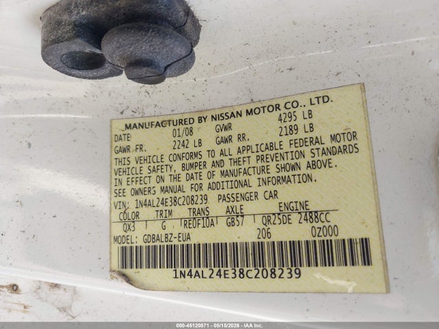 Nissan Altima 2.5 S