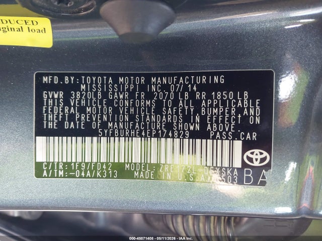 Toyota Corolla S Plus