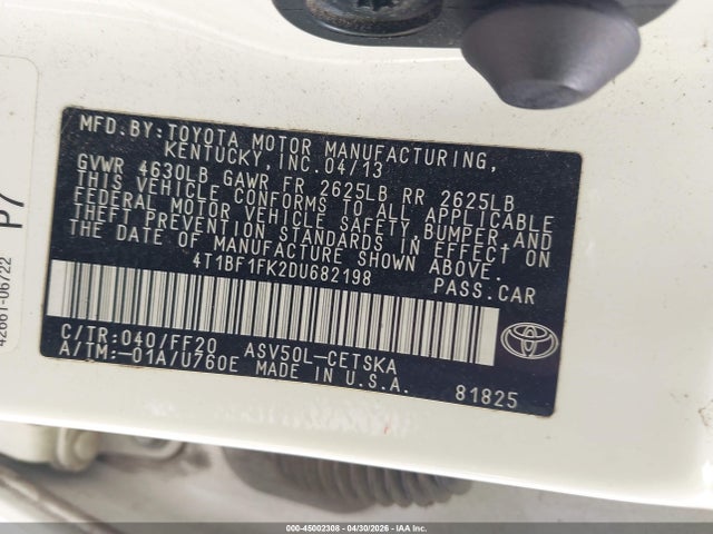 Toyota Camry Se