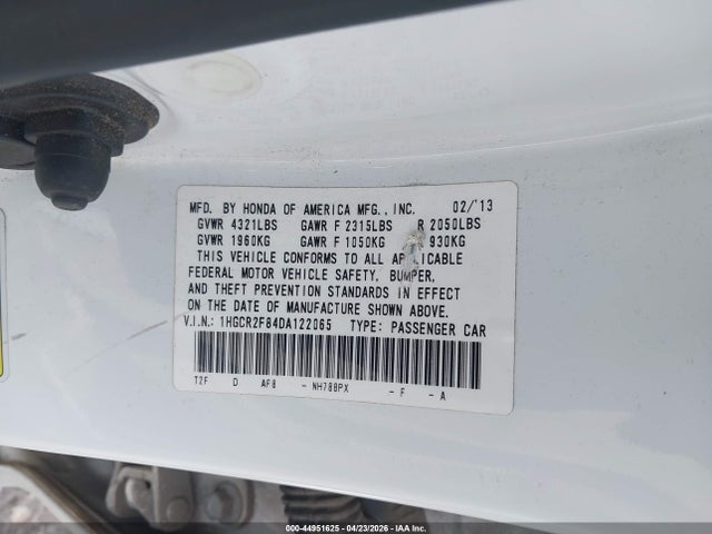Honda Accord Ex-l