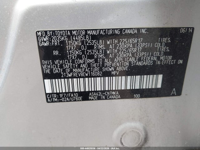 Toyota RAV4 Xle