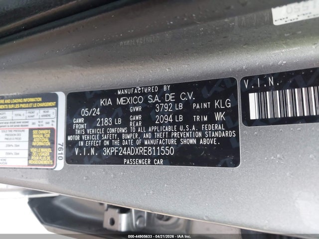 Kia Forte Lxs