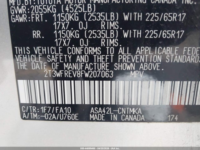 Toyota RAV4 Xle