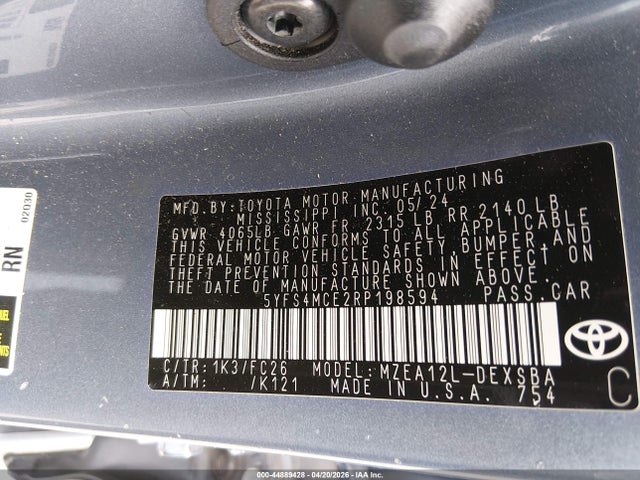 Toyota Corolla Se