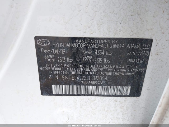Hyundai SONATA Sel Plus