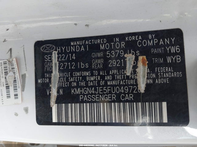 Hyundai Genesis 3.8