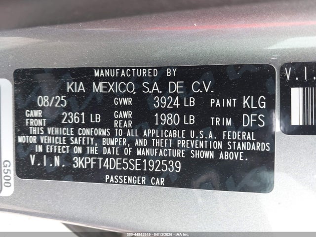 Kia K4 Lxs