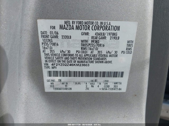 Mazda Tribute I