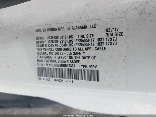 Honda Odyssey Se