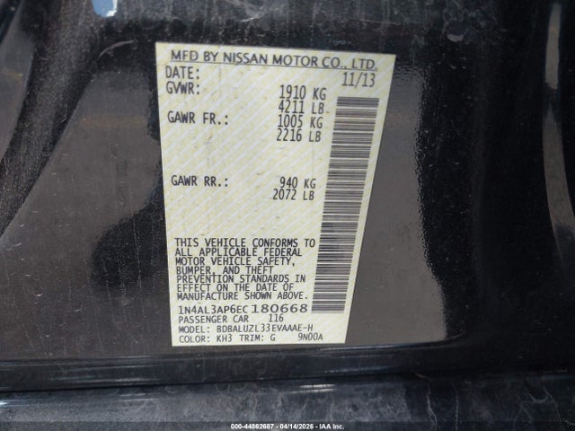 Nissan Altima 2.5 Sv