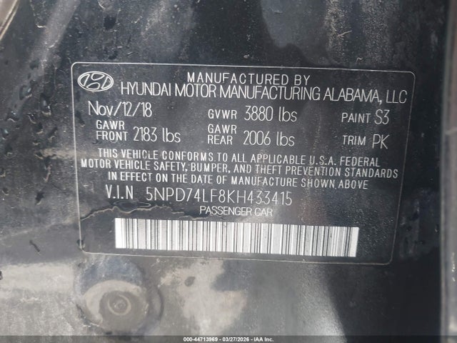 Hyundai ELANTRA Se
