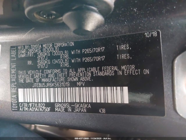 Toyota 4Runner Sr5 Premium