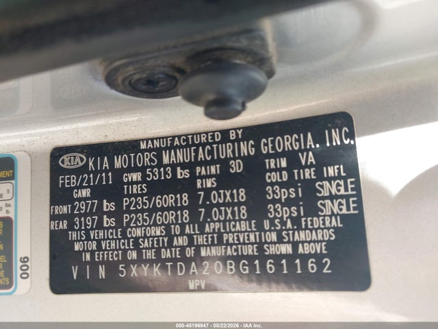 Kia Sorento Lx V6