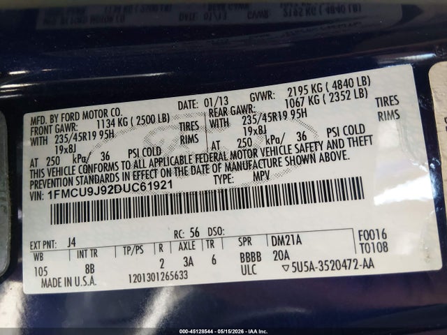 Ford Escape Titanium