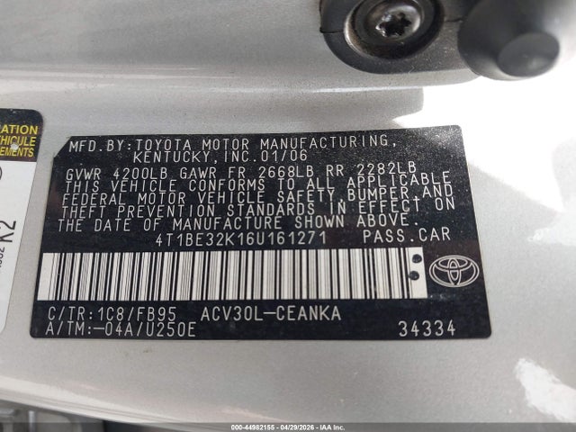 Toyota Camry Le