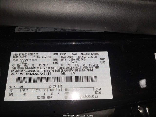 Ford Escape Se Hybrid