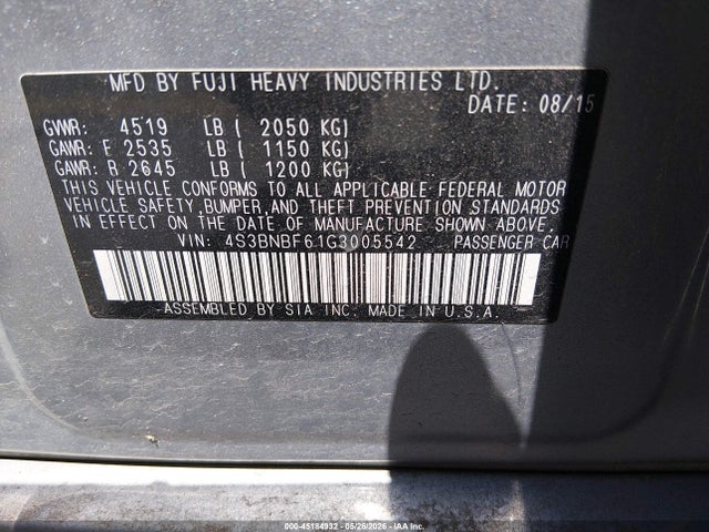 Subaru Legacy 2.5i Premium