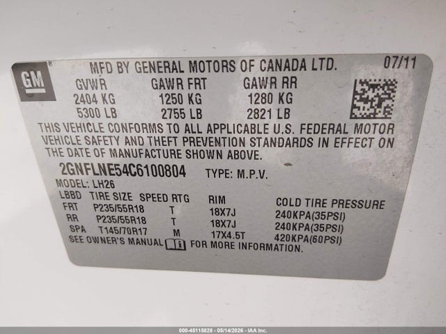 Chevrolet Equinox 2lt