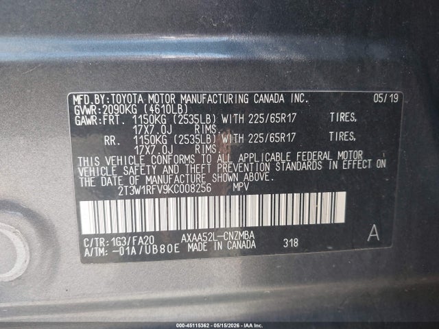 Toyota RAV4 Xle
