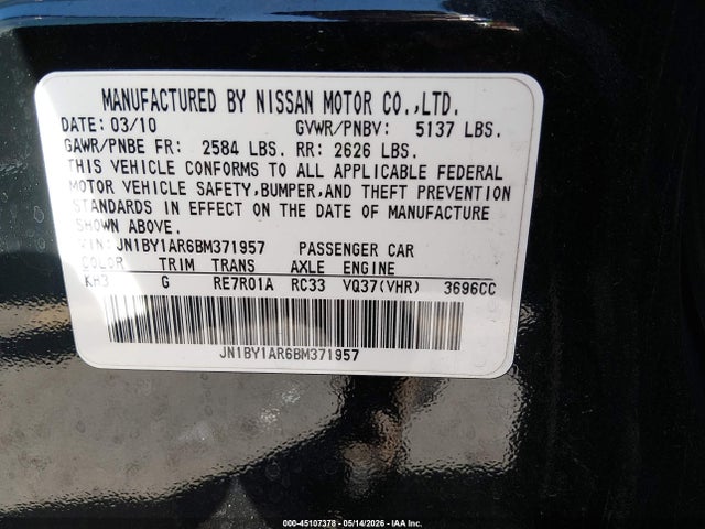 INFINITI M37x