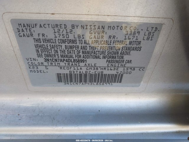 Nissan Versa 1.6 Sv