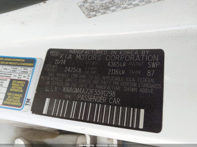 Kia Optima Lx