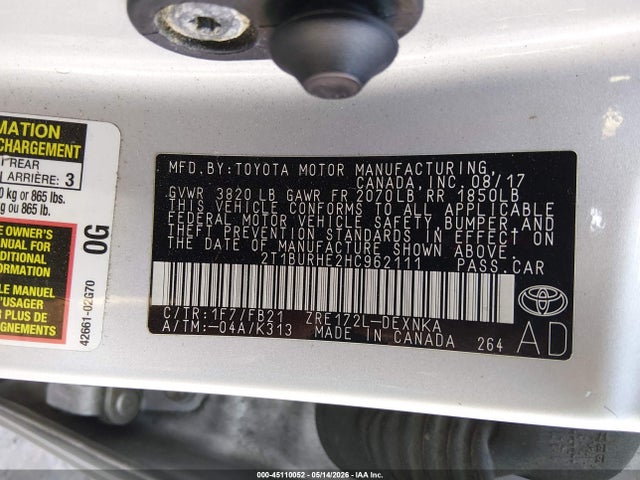 Toyota Corolla Le