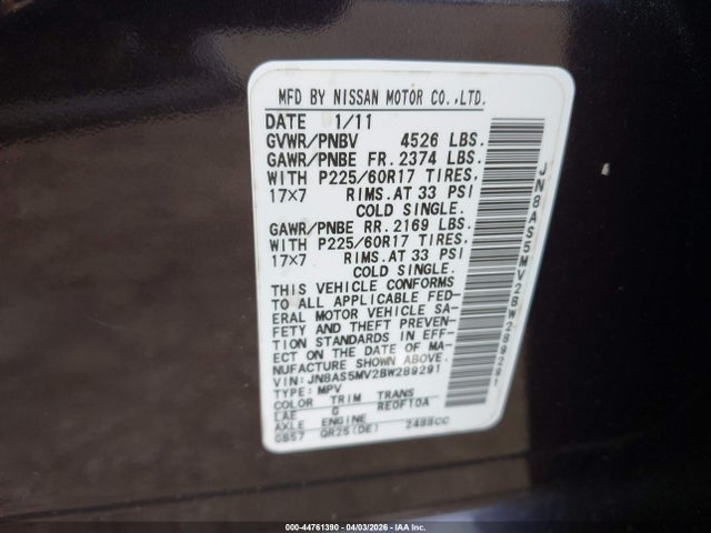 Nissan Rogue Sv