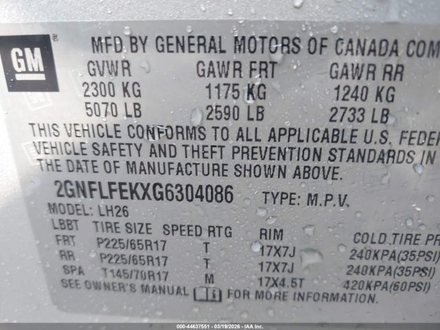 Chevrolet Equinox Lt