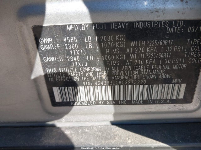 Subaru Outback 2.5i Limited