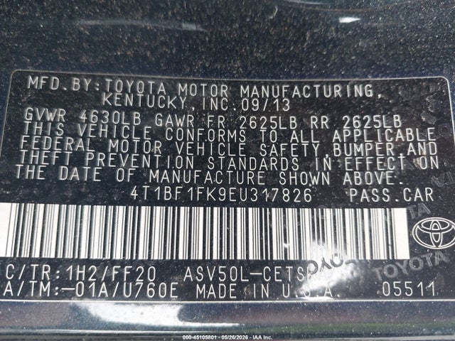 Toyota Camry Se
