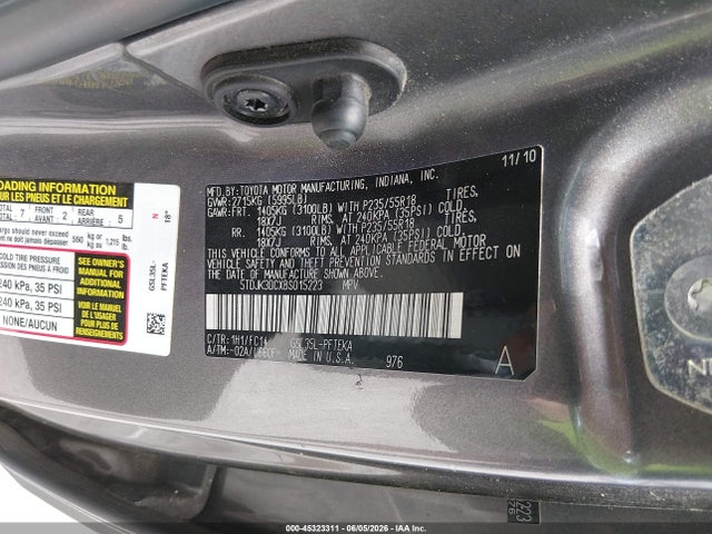 Toyota Sienna Le
