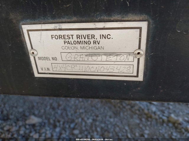 Forrest River Traverse Palomino Grand Teton Pop Up Cam