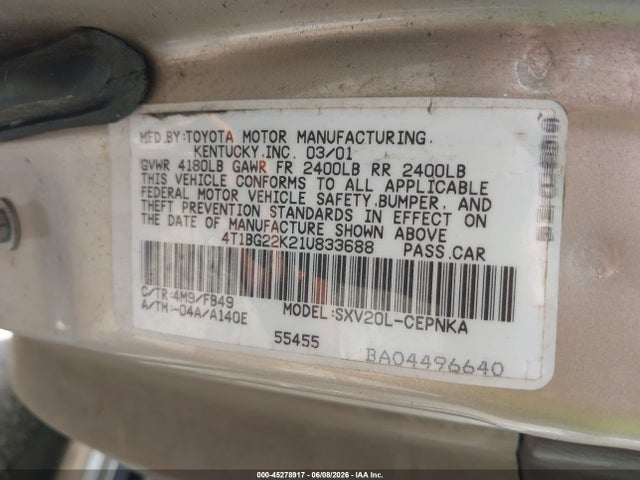 Toyota Camry Le