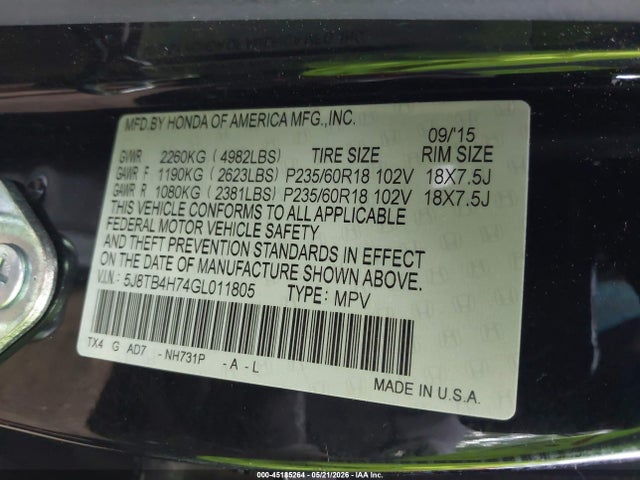 Acura RDX Advance Package